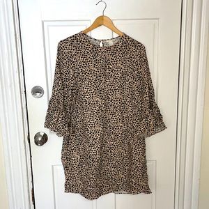 H&M Leopard dress like new